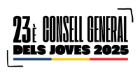Logotip del 23è Consell General dels Joves