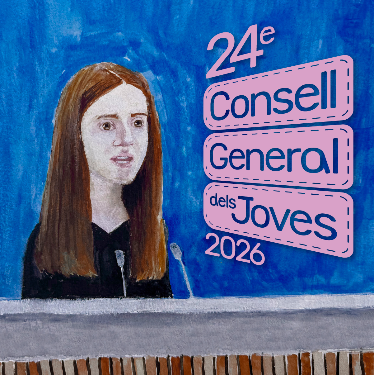 Logotip 24è Consell General dels Joves