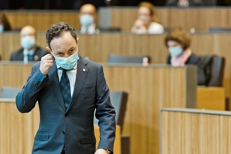 Intervenció del cap de Govern, Xavier Espot.