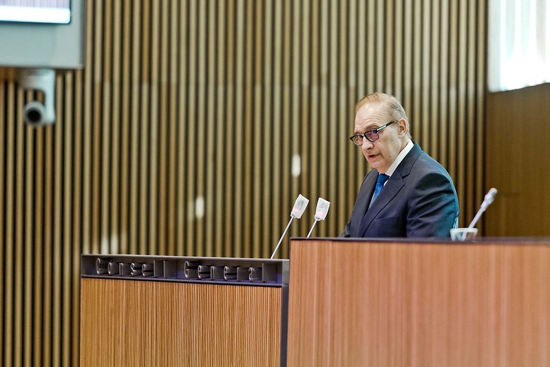 Intervenció del Sr. Josep Pintat, president del Grup Parlamentari Terceravia + Unió Laurediana + Independents