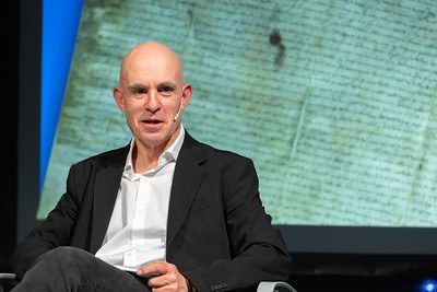 L'historiador Albert Villaró durant la conferència sobre el pariatge.