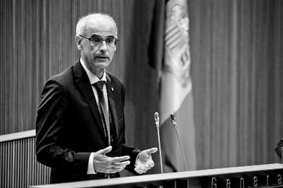 Antoni Martí durant el Debat d'Orientació Política del 2018