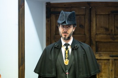 El síndic general, Carles Ensenyat, pronunciant el seu discurs