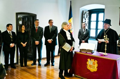 Dominique Rousseau jura com a nou magistrat del Tribunal Constitucional