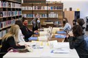 Els nois i noies membres del 19è Consell General dels Joves comencen el treball en comissions Els nois i noies membres del 19è Consell General dels Joves comencen el treball en comissions