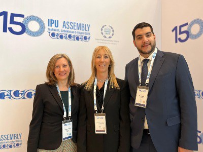 La delegació del Consell General a la 150a Assemblea de la UIP.