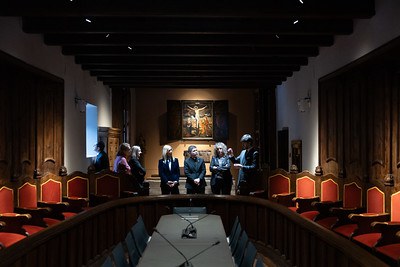 El copríncep episcopal realitza la primera visita oficial de la ‘nova’ Casa de la Vall