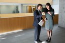 El ministre de Finances lliura el Projecte de llei del pressupost per a l'any 2018 El ministre de Finances lliura el Projecte de llei del pressupost per a l'any 2018