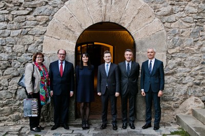 El president del Consell dels Estats de Suïssa visita el Consell General