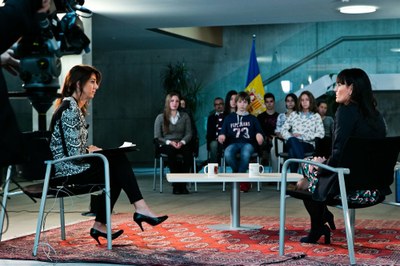 El programa 'La rotonda' s'emet des del Consell General coincidint amb el Dia de la Infància