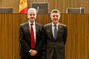 El representant del Copríncep francès, Jean-Pierre Hugues, visita el Consell General El representant del Copríncep francès, Jean-Pierre Hugues, visita el Consell General