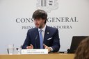 El síndic general presenta els actes oberts a la ciutadania del jurament de la Constitució del copríncep episcopal El síndic general presenta els actes oberts a la ciutadania del jurament de la Constitució del copríncep episcopal