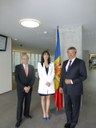 La subsíndica general rep la visita de l'ambaixador d'Ucraïna a Andorra, Excm. Sr. Serhii Pohoreltsev