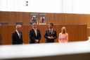El síndic i la subsíndica reben el ministre d’Afers Exteriors de Xipre