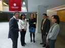 Els experts en drets socials Luis Jimena Quesada i Carmen Salcedo  visiten el Consell General