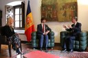 Els síndics generals reben a l’ambaixador de la Xina en la seva primera visita al Principat d’Andorra