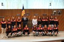 Els síndics generals reben a les seleccions femenines de futbol amb motiu del Dia Internacional del Futbol Femení