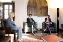 Els síndics generals reben la viceprimera ministra de Kosovo Els síndics generals reben la viceprimera ministra de Kosovo