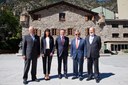 Els tres expresidents del Parlament Europeu visiten el Consell General