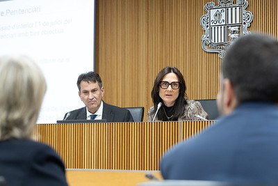 Ester Molné compareix per explicar el pla d’acció del Centre Penitènciari 