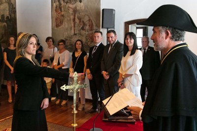 Jurament de la Sra. Maria Carme Torres Orpinell com a nou membre del Consell Superior de la Justícia