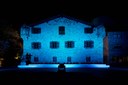 La Casa de la Vall s'il·lumina de color blau per defensar els drets de tots els infants
