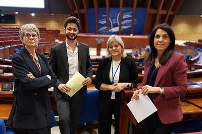 La delegació del Consell General a l'APCE.