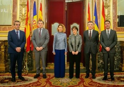 La Síndica General es reuneix amb les Presidentes del Congrés dels Diputats i el Senat espanyol 