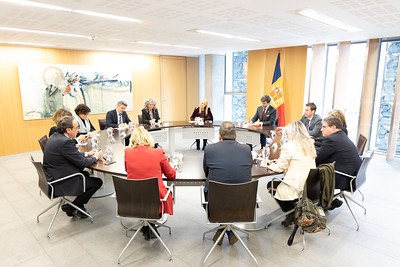 Reunió de la Sindicatura amb la Mesa del Parlament de Catalunya