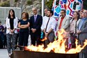 La Flama del Canigó arriba un any més a la Casa de la Vall La Flama del Canigó arriba un any més a la Casa de la Vall