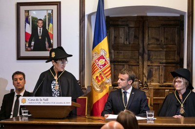 Visita S.E. Emmanuel Macron, copríncep d'Andorra