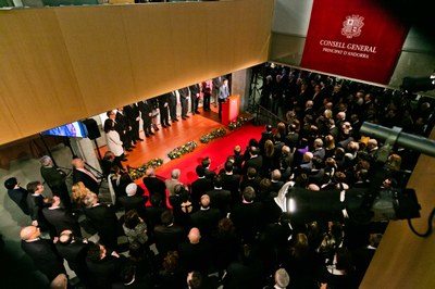 Paraules del síndic general, Vicenç Mateu Zamora. Dia de la Constitució, 14 de març de 2016