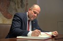 Primera visita de Frédéric Rose a Casa de la Vall