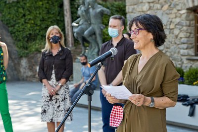 Rebuda simbòlica de la Flama del Canigó a la Casa de la Vall