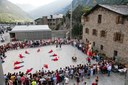 Rebuda de la Flama del Canigó i encesa de falles