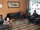 Reunió amb el nou ambaixador d'Espanya a Andorra, Àngel Ros