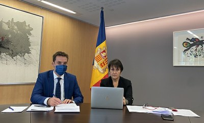Roser Suñé participa en la 14a Conferència de Presidents de Parlament dels Petits Estats d'Europa.