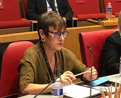 Roser Suñé participa en la 15a Conferència de Presidents de Parlament dels Petits Estats d'Europa.