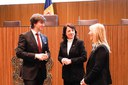 Els síndics generals reben a la presidenta del Parlament de Catalunya Els síndics generals reben a la presidenta del Parlament de Catalunya