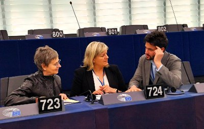 La delegació andorrana a la sessió de primavera de l'APCE