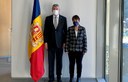 Trobada amb l'ambaixador de la República de l'Azerbaidjan, Ramiz Hasanov
