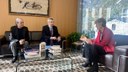 Trobada amb l'ambaixador d'Ucraïna a Andorra, Serhii Pohoreltsev Trobada amb l'ambaixador d'Ucraïna a Andorra, Serhii Pohoreltsev