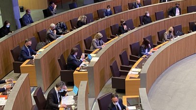 Via lliure a la tramitació del Projecte de llei del pressupost per a l'exercici del 2022.