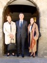 Visita de Catherine Lalumière, exdiputada i exvicepresidenta del Consell d’Europa