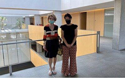 Visita de l’ambaixadora de bona voluntat de la UNESCO per a la Diplomàcia Cultural, la Sra. Hedva Ser.