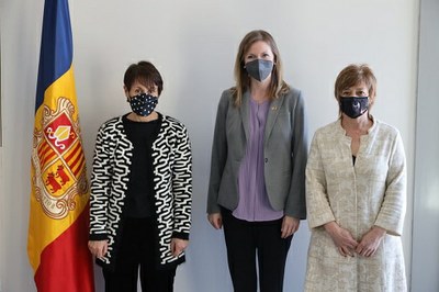 Visita de la cònsol general dels Estats Units a Andorra