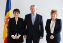 Visita de l'ambaixador de Luxemburg, Christian Biever al Consell General