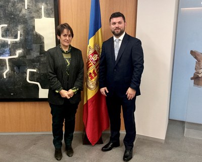 Visita de l'ambaixador de Montenegro, Sr. Ivan Ivanisevic.