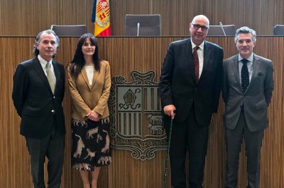 Visita de l'ambaixador i del cònsol honorari de Xile