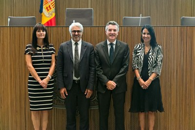 Visita del director del Centre de Política Tributària i Administració de l'OCDE, Pascal Saint-Amans
